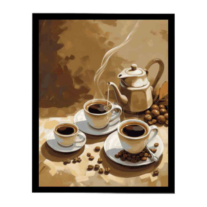 Coffee Art canvas Print