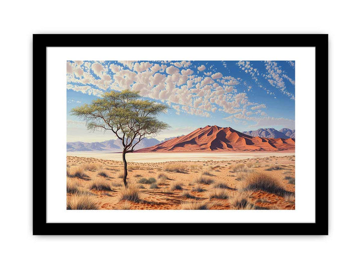 Stunning Two Piece Desert Art framed Print