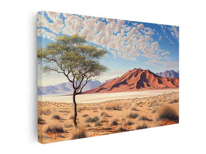 Stunning Two Piece Desert Art canvas Print