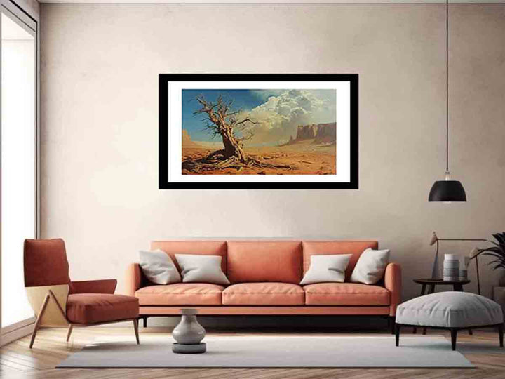 Desert Painting Art Print