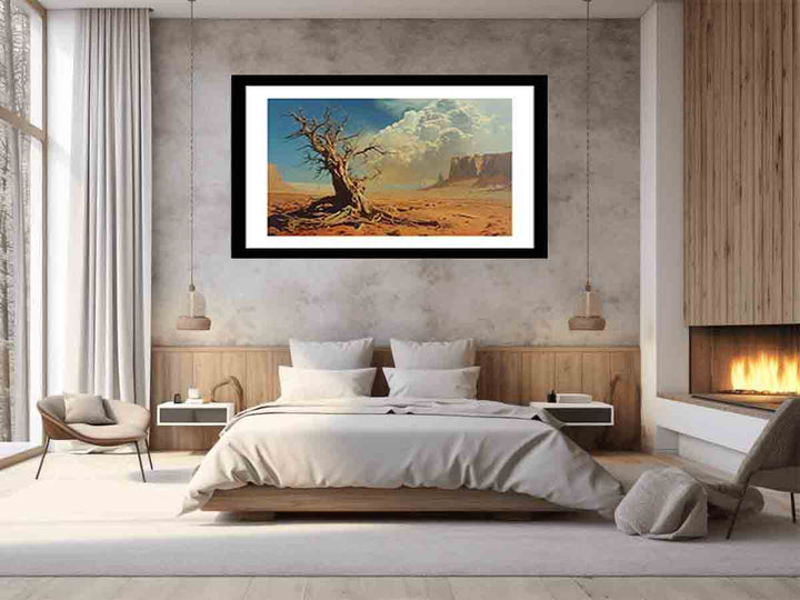 Desert Painting Art Print