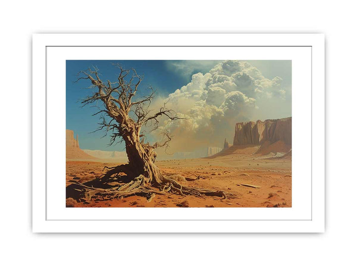 Desert Painting framed Print