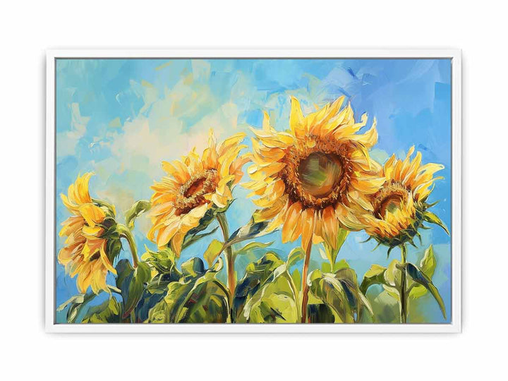 Summer Sunflowers Art Painting