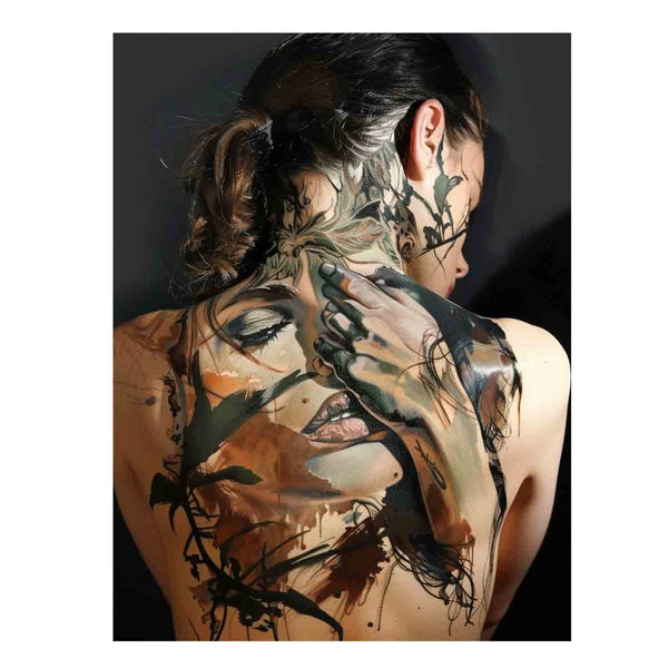 Female Body Art Print