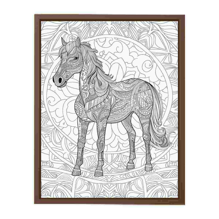 Colour me Horse Painting