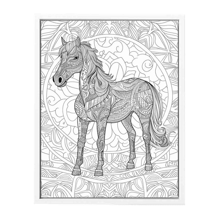 Colour me Horse Painting