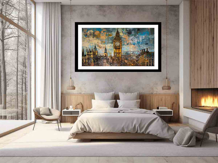 London Clock Art Print