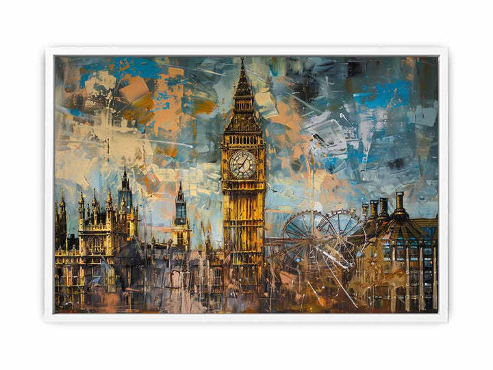 London Clock Art Painting