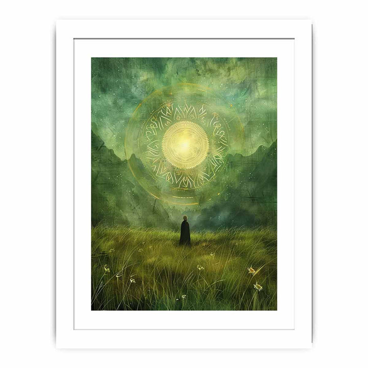 Meditation Art  Print framed Print