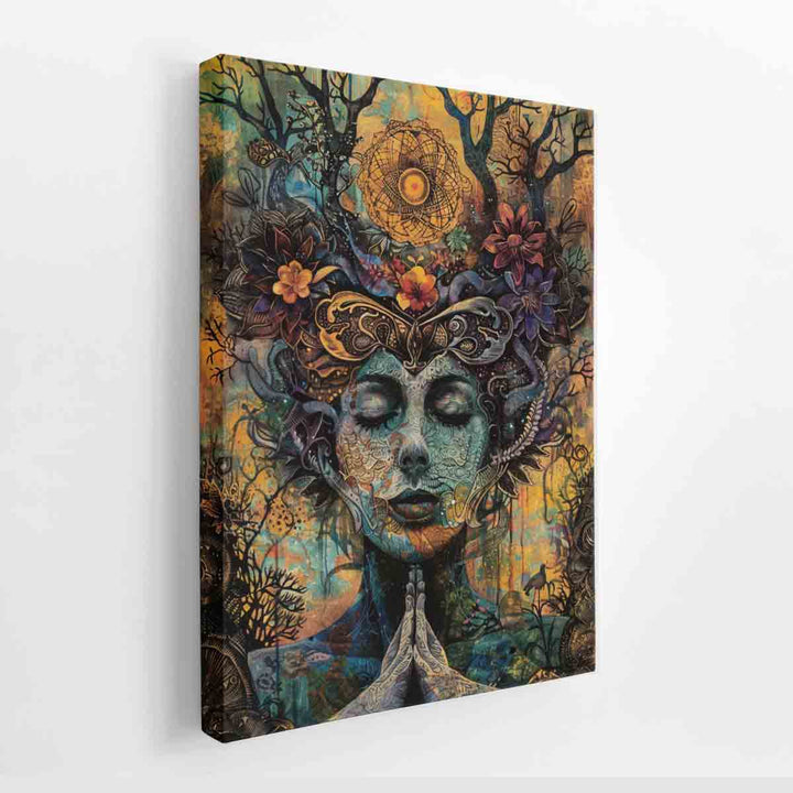 Meditation Framed   Print canvas Print