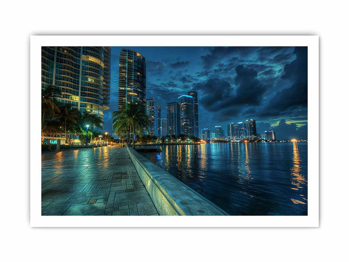 Miami Art art  framed Print