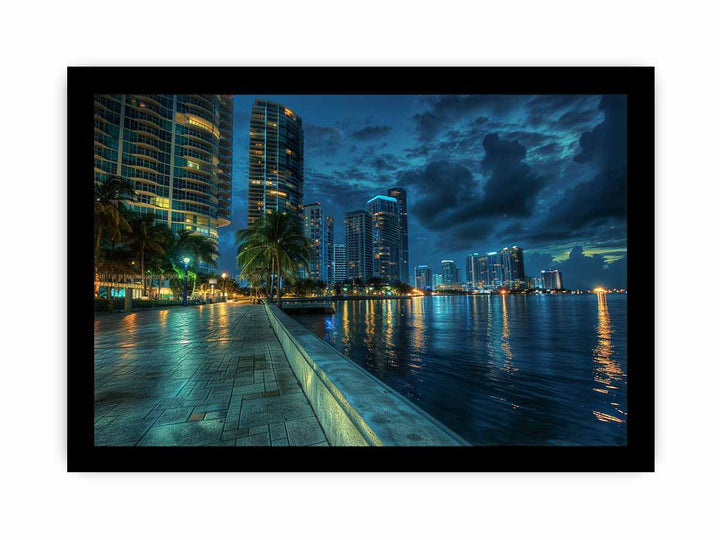 Miami Art art  framed Print