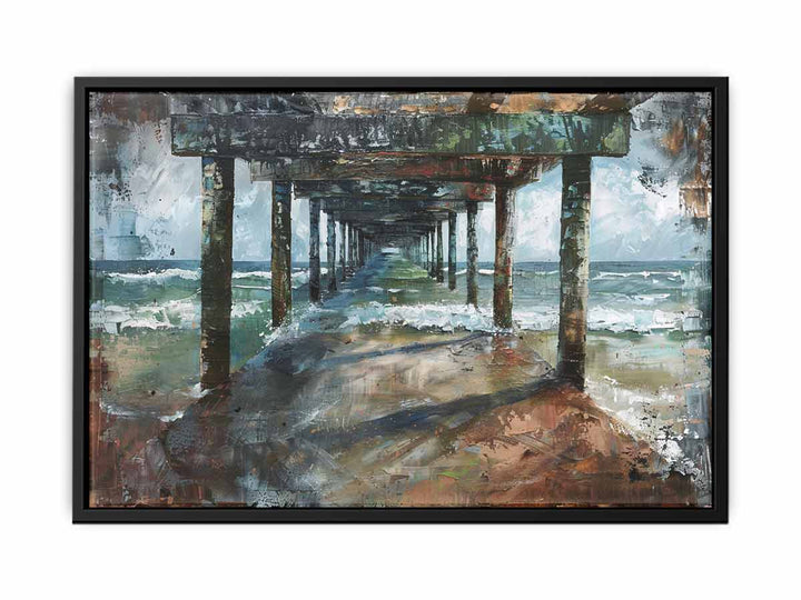 Pier Art canvas Print