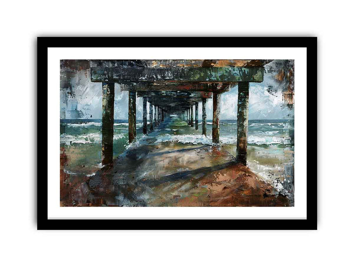 Pier Art framed Print