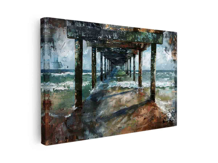 Pier Art canvas Print