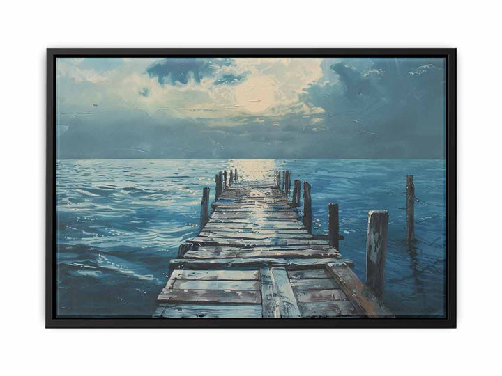 Broken Pier Art canvas Print