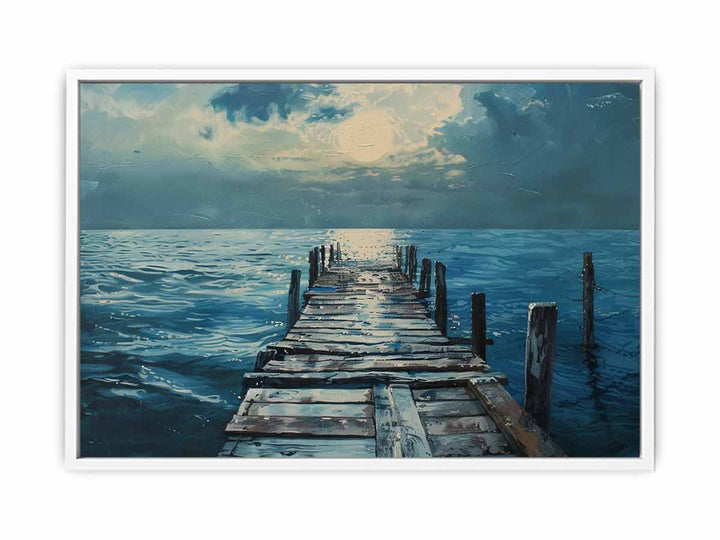 Broken Pier Art Painting