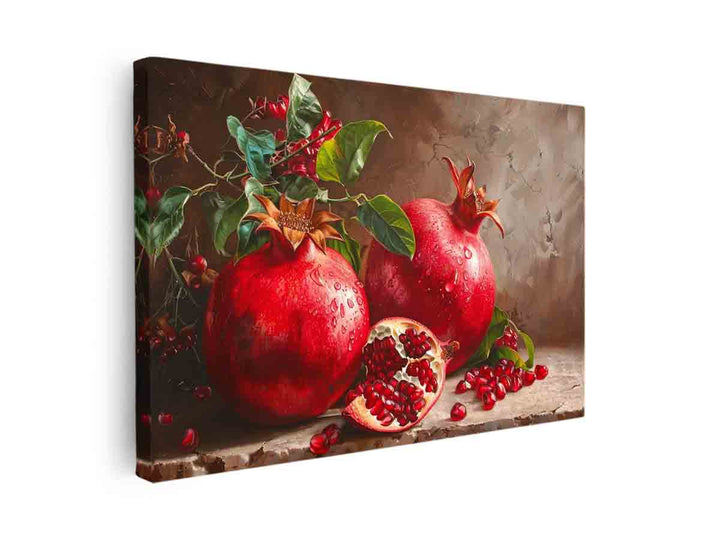 Pomegranate Art canvas Print