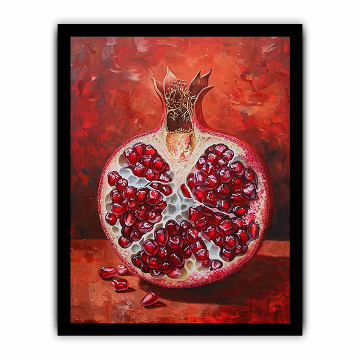 Pomegranate framed  Print framed Print