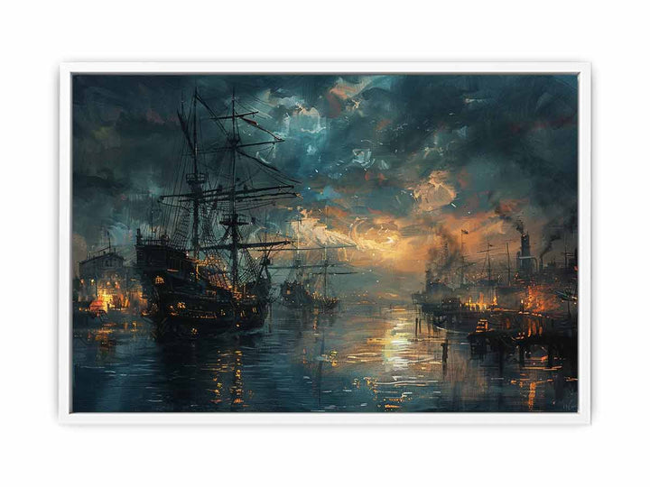 Port Art Print Painting