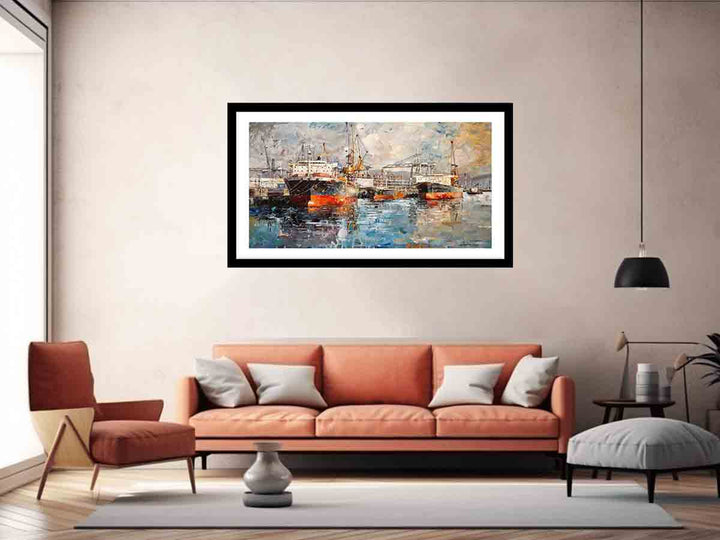 Port Painting Art Print