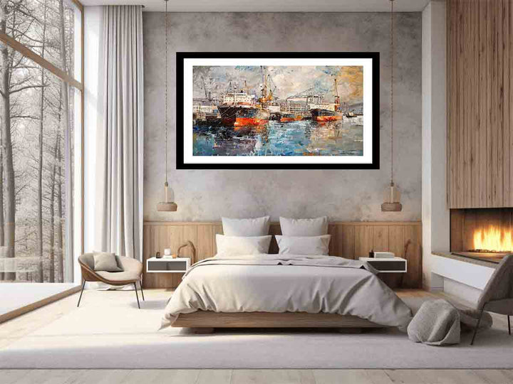 Port Painting Art Print