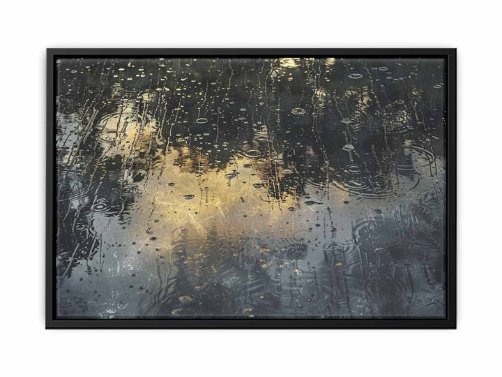 Rain Painting Art canvas Print