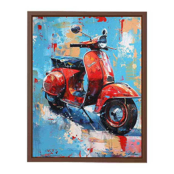 Scooter art Art  Painting