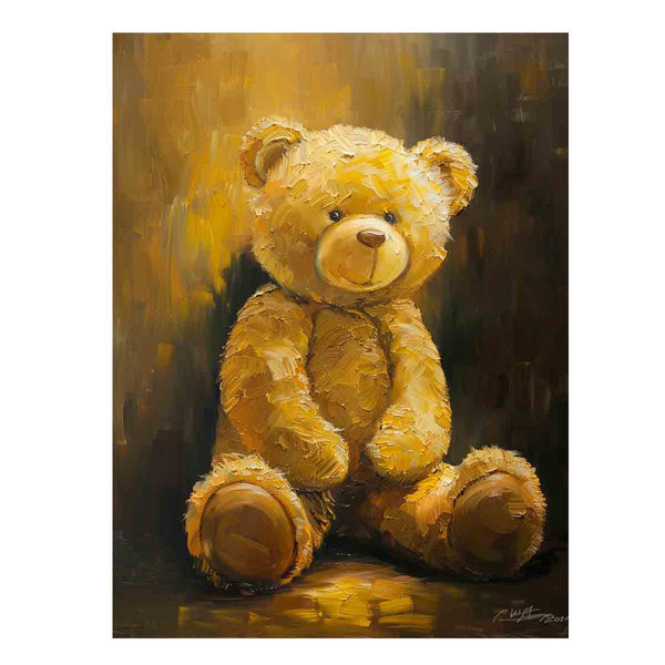 Teddy Bear Painting Art Print