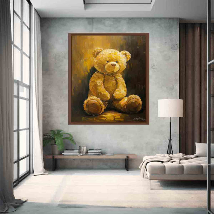 Teddy Bear Painting Art Print