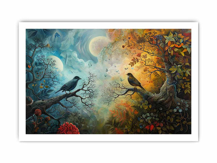 Love Bird Art framed Print