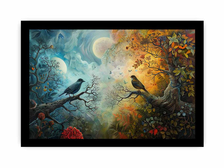 Love Bird Art framed Print