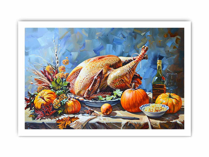 Thanksgiving Art framed Print