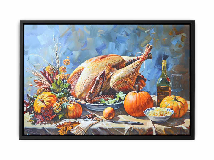 Thanksgiving Art canvas Print