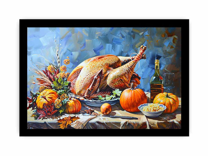 Thanksgiving Art framed Print