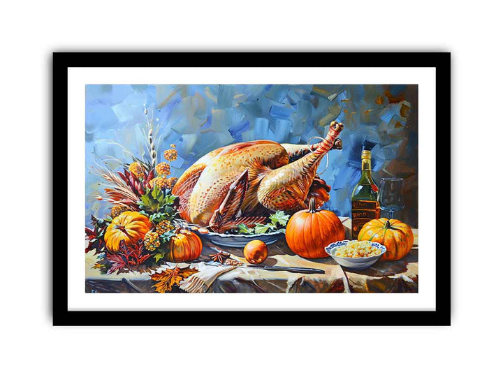 Thanksgiving Art framed Print