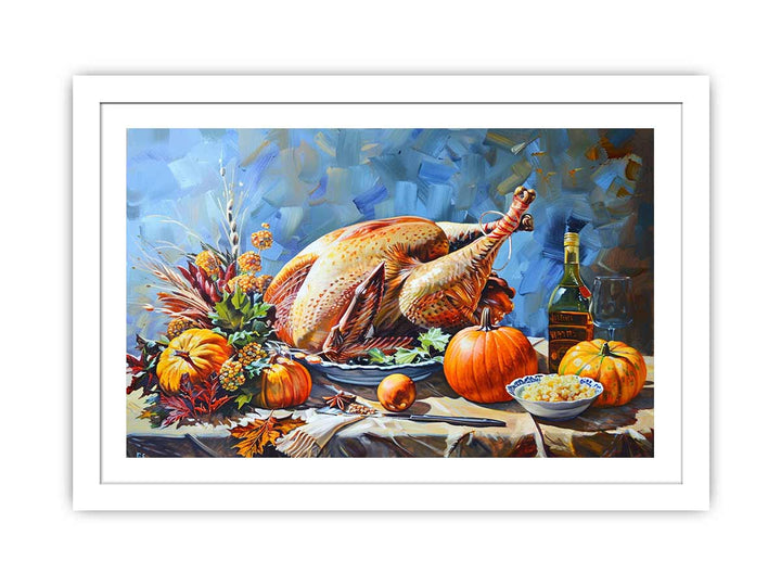 Thanksgiving Art framed Print