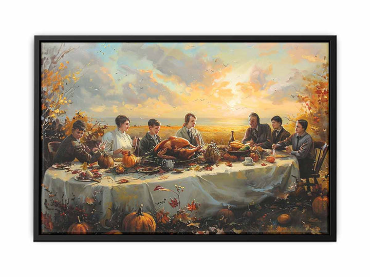 Thanksgiving Painting canvas Print