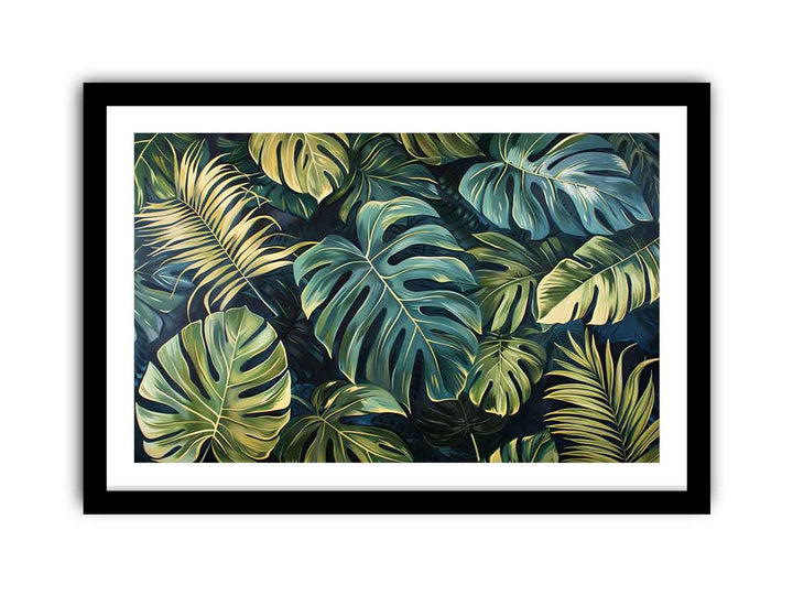 Tropical Wall  Art framed Print