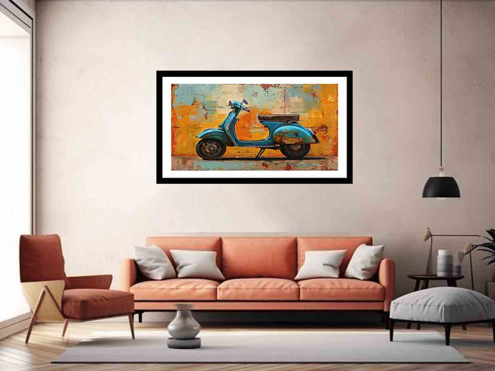 Vespa  Scooter Art Print