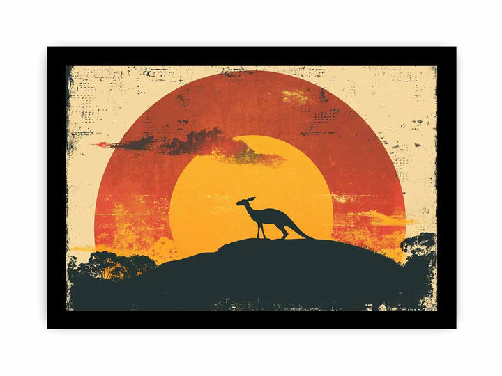 Australia Art framed Print