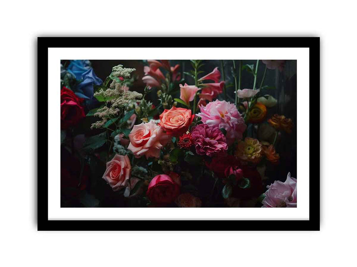 Flower Painting framed Print