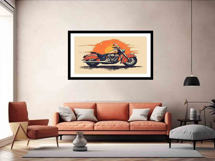 Indian Motorcycle Art Print