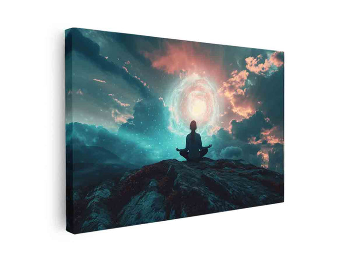 Meditation Art canvas Print