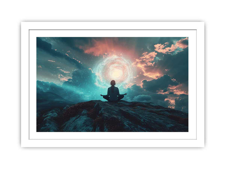 Meditation Art framed Print