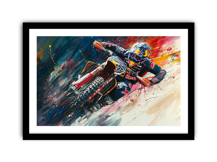 Redbull  Inspired  Painting framed Print