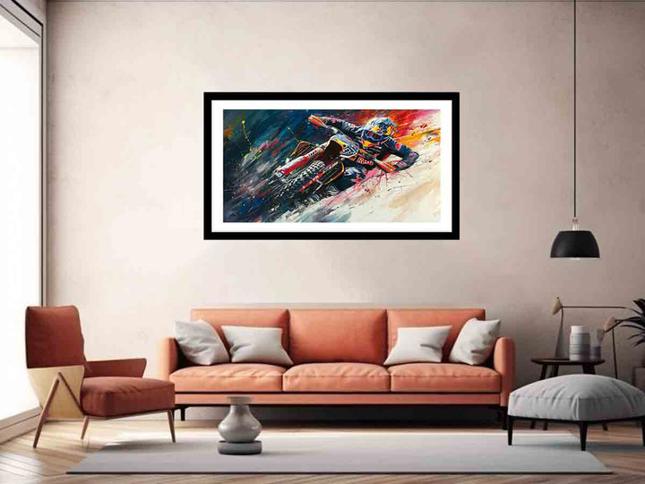 Redbull  Inspired  Painting Art Print