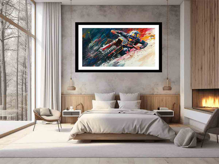 Redbull  Inspired  Painting Art Print