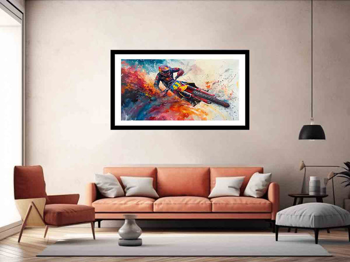 Bike Race  Art Print