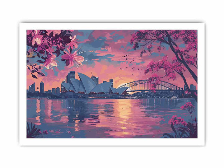 Sydney Opera House framed Print